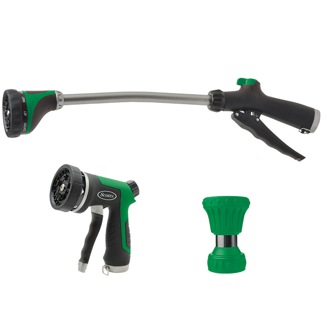Scotts(R) 3-Piece Watering Kit - ABS - Green and Black
