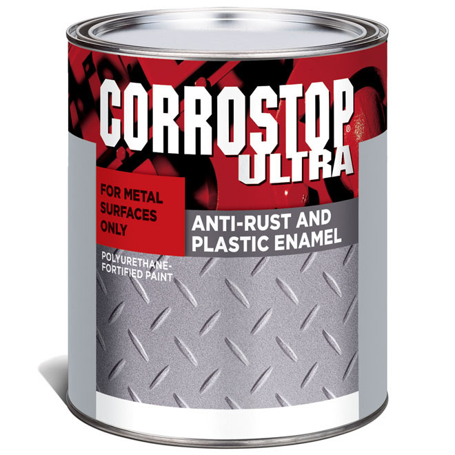 SICO Corrostop Ultra AntiRust BrushOn Paint Black Gloss Alkyd
