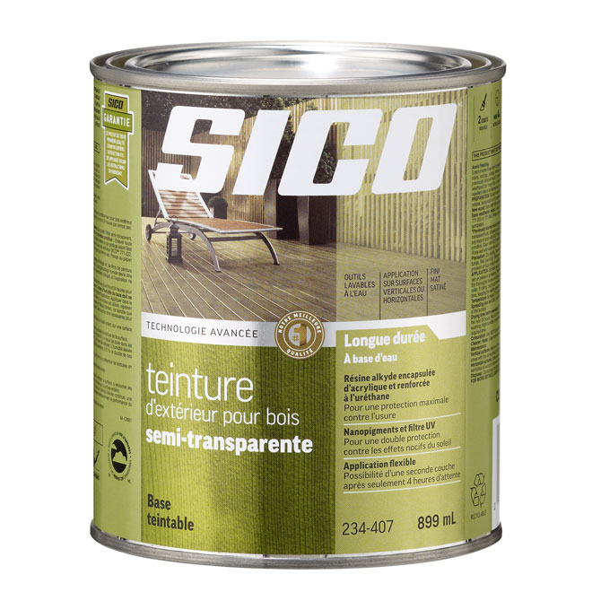 SICO Teinture d'extérieur pour bois 234407899ML  RénoDépôt