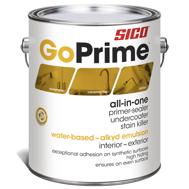 Sico GoPrime Primer Sealer - Alkyde Latex - 3.78 L - White