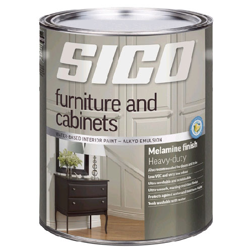 Sico Interior Paint - Furniture and Cabinets - 946 ml - Melamine Finish - Pure White