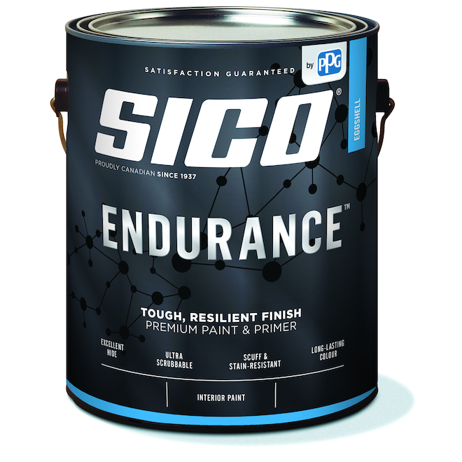 Sico Endurance Premium Paint and Primer White Eggshell Finish - 3.78L
