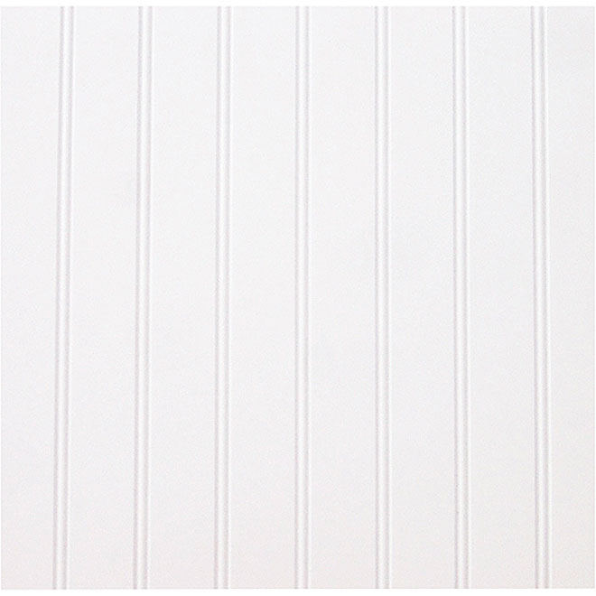 1/4 in. x 4 ft. x 8 ft. MDF White Vinyl (1-side) Panel 374964 - The Home  Depot