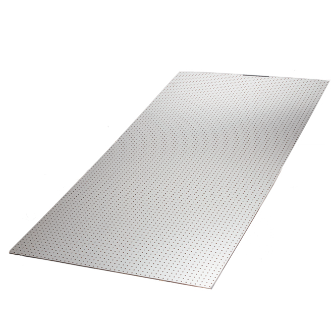 Metrie Standard Hardboard Pegboard 3/16-in x 4-ft x 8-ft White