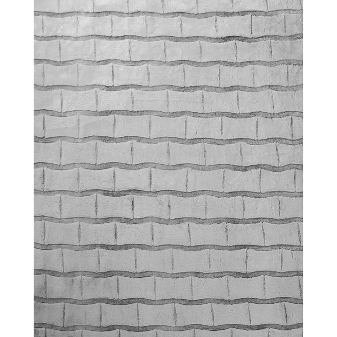 Tapis d'intérieur Raaka de Kormani Home, 7 pi x 5,25 pi, gris