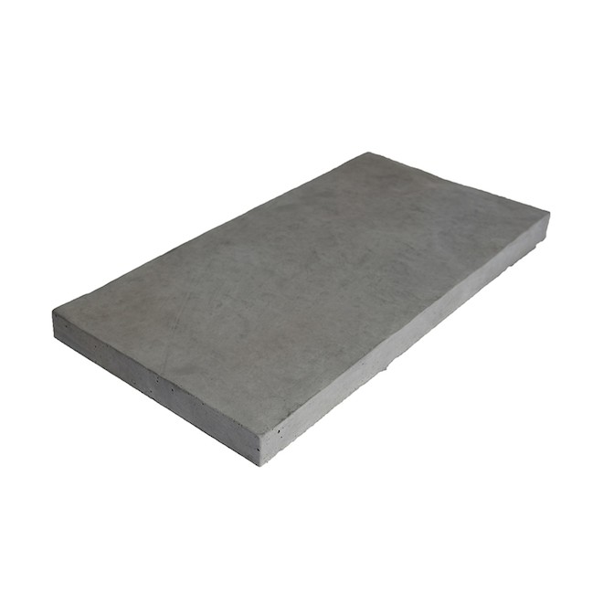 Patio Drummond Slate Slab - Concrete - Grey - 24-in x 12-in