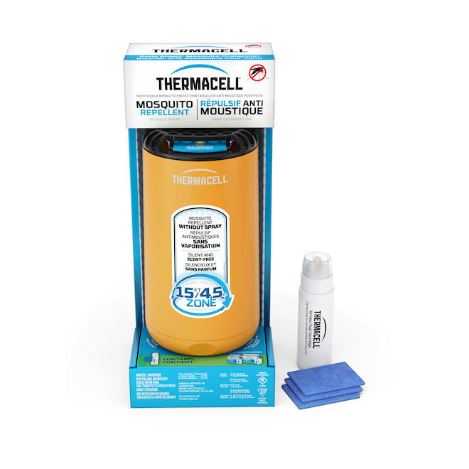 Thermacell Patio Shield Mosquito Repeller - Citrus Colour