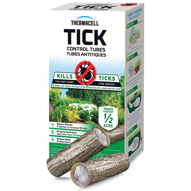 Thermacell 1/2 Acre Biodegradable No Spray Tick Control Tubes - 12/Pack
