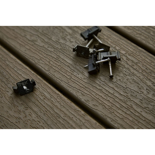 Trex Hideaway 90Pack Black Hidden Fasteners 50sq ft Coverage TXUCC50