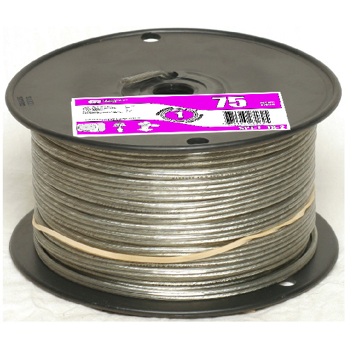 Bobine 100 m câble électrique gaine ronde noire - Câble électrique pour  installations - Accessoires pour lampes