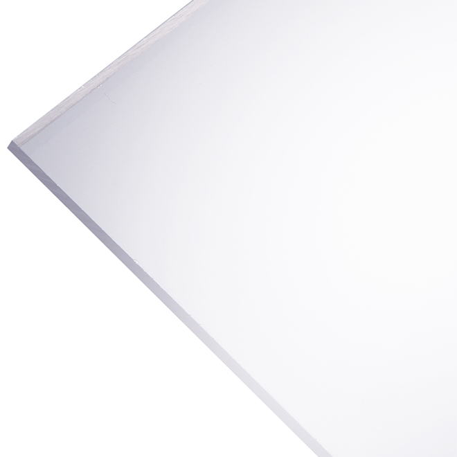 Plaskolite Optix Acrylic Panels - Clear Prism - Lightweight - 28-in L x 24-in W
