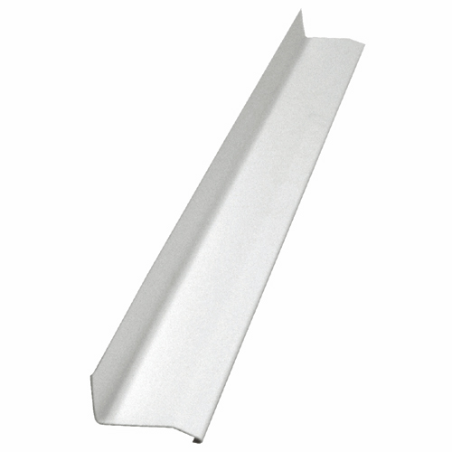 Kaycan Drip Cap - Aluminum - White - 12-ft L x 1 5/8-in W