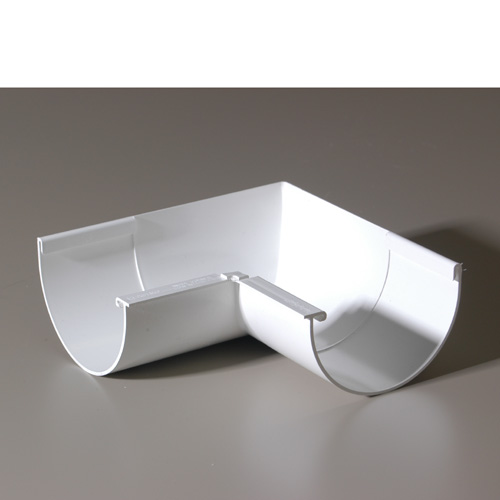 Plastmo Inside Corner Gutter White Vinyl 1 Per Pack P05401 Réno