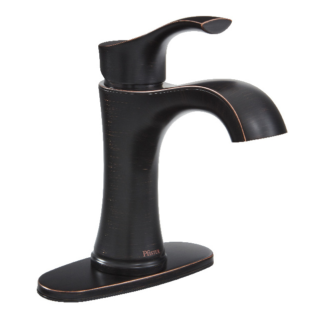 Pfister Auden Single Control Bathroom 4in Centre Set Faucet Bronze