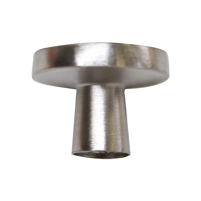 Cubik 1.25-in Brushed Brass Round Contemporary Cabinet Knob LV