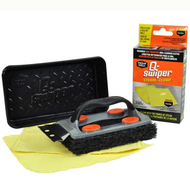 Proud Grill QSwiper SteamClean Grill Cleaning Kit 1024P RénoDépôt