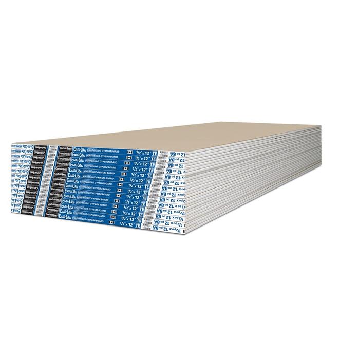 CertainTeed Easi-Lite Lightweight Drywall - 1/2-in x 4-ft x 12-ft