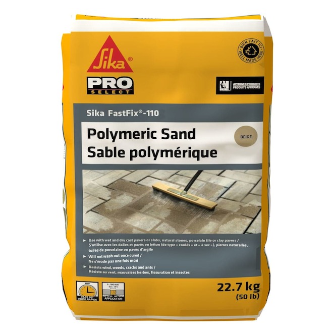 Sika FastFix-110 22.7 kg Beige Polymeric Sand 695867 | Réno-Dépôt