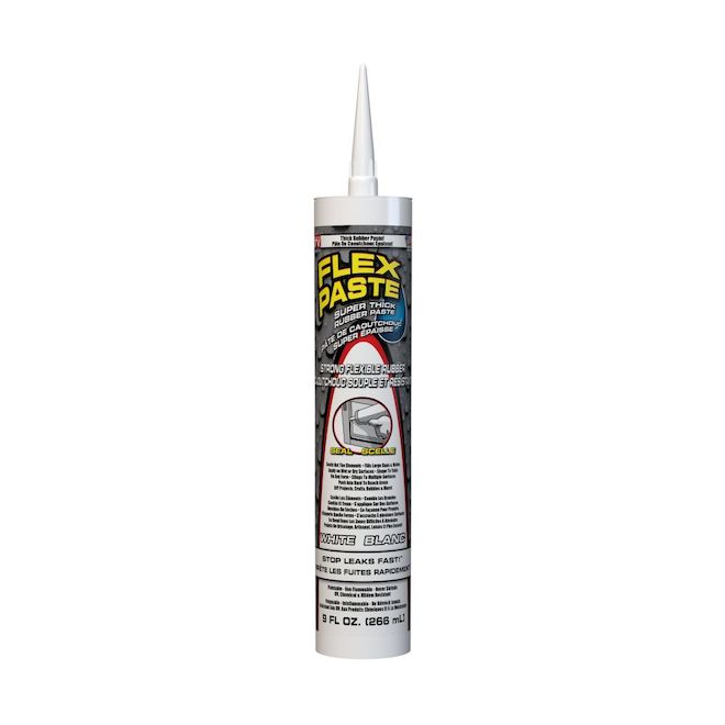 FLEX SEAL Flex Paste mastic adhésif 9 oz blanc PFSWHTC10 RénoDépôt