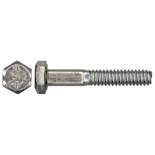 Precision Hex-Head Zinc-Plated Bolts - 1/4-in x 2 1/2-in - Grade 5 - 50 Per  Pack