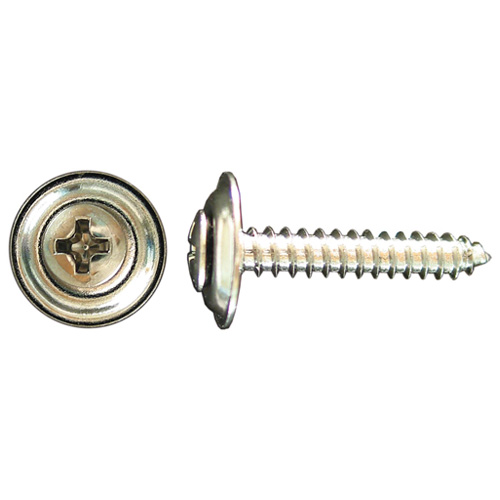 PRECISION OvalHead Trim Screws 8 x 3/4" Chrome 50/Box 229811