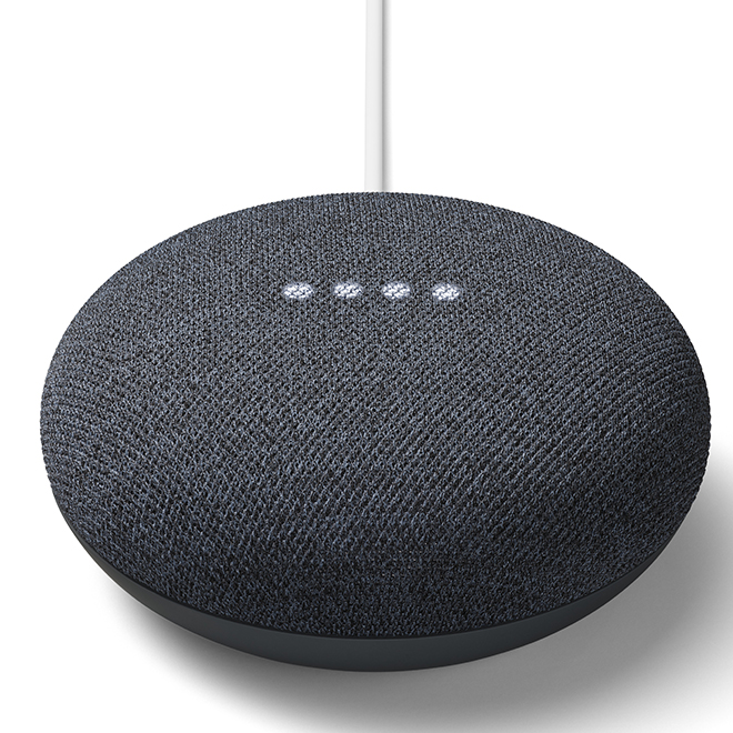 Haut-parleur intelligent Google Nest Mini, 2e génération, charbon