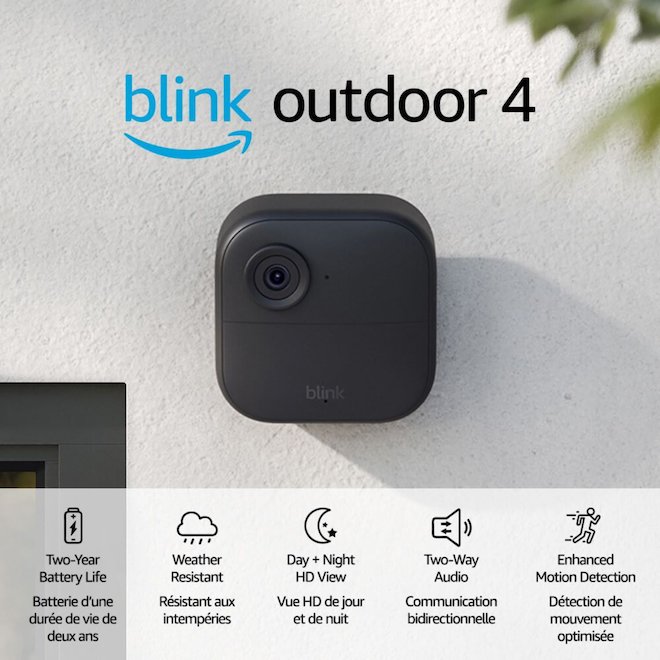 Caméra de surveillance infrarouge à technologie Wifi et Bluetooth 