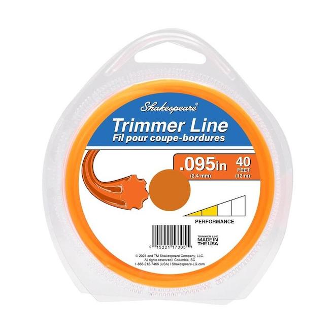 Shakespeare 125-ft Spool 0.095-in Spooled Trimmer Line 