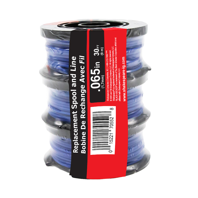 Shakespeare Spool Trimmer Line - 0.065-in x 30-ft - 3/Pack 17536