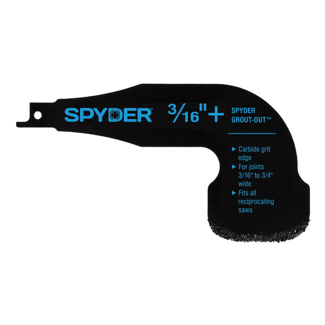 Grattoir à coulis pour scies alternatives Spyder, 1-paquet 100264