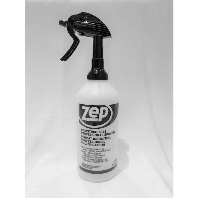 Zep Professional Grade Industrial Size Sprayer - White Plastic - 1.42-L