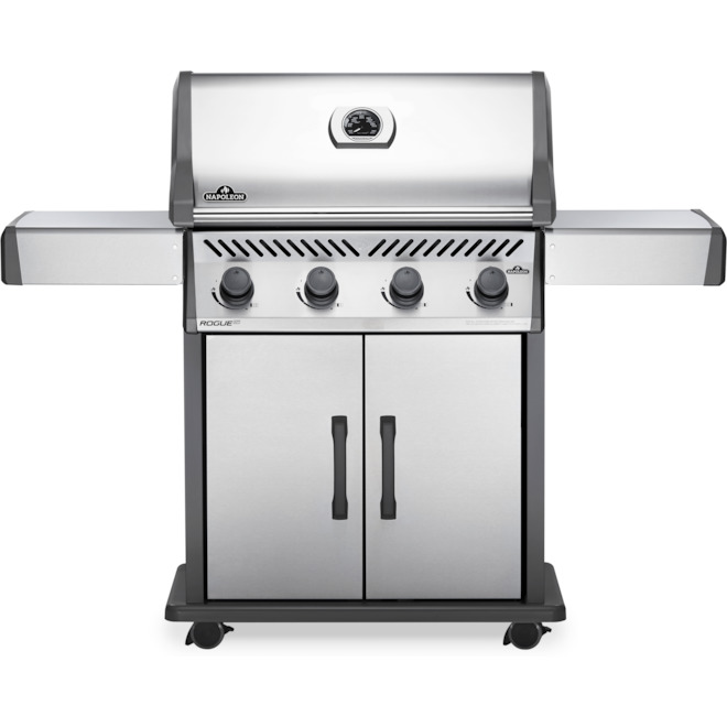 Napoleon XT 525 Stainless Steel 4-Burner Natural Gas Grill with Smoker Box