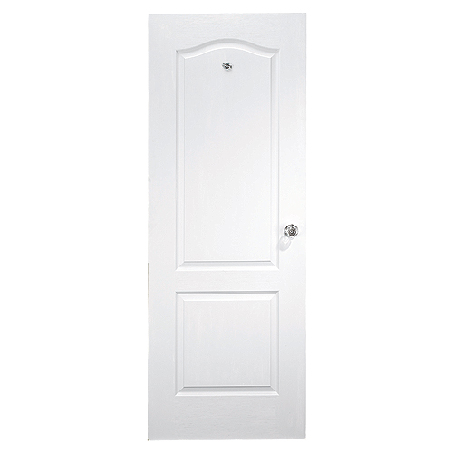 Metrie 30-in x 80-in x 1 3/8-in White Primed Traditional Interior Door