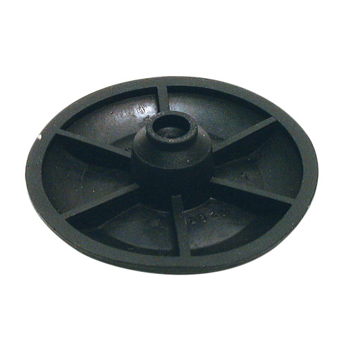 Master Plumber Toilet Disc - Rubber Material - Black Finish - Snap-On Valve Seat - Flush Component - Replacement Kit