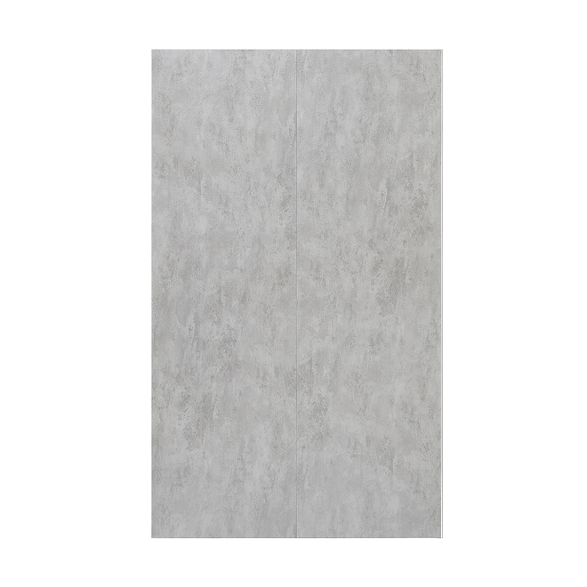 Ove Decors Lotus 48-in x 80-in Grey Shower Panel
