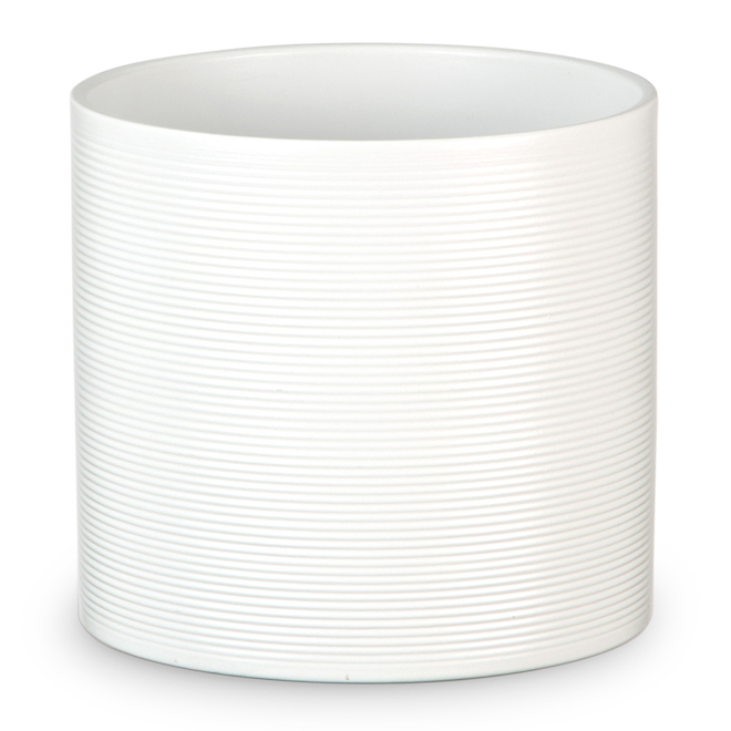 Scheurich Pot Cover - Panna 828 - 28 cm - Ceramic - White