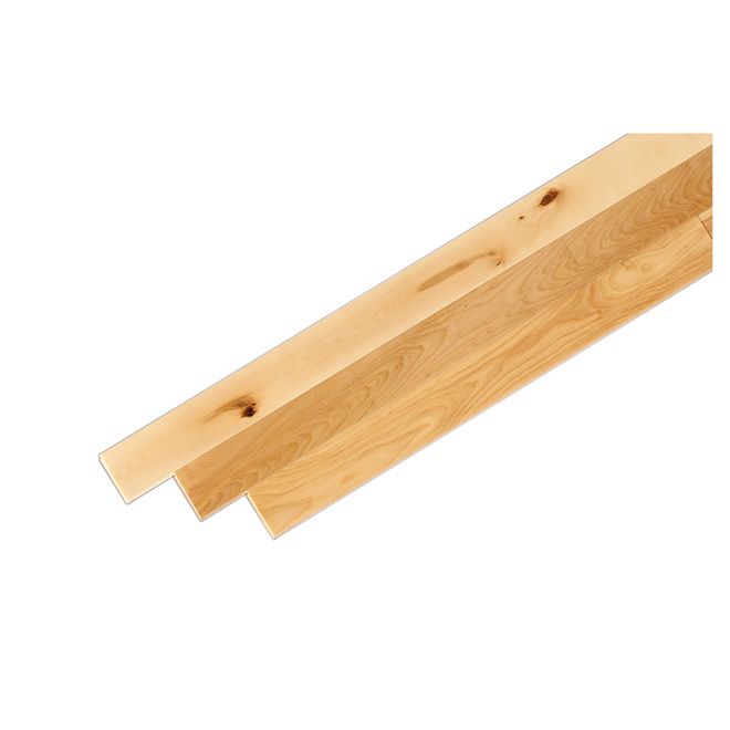 Plancher de bois franc en merisier, 3 1/4" x 3/4", naturel
