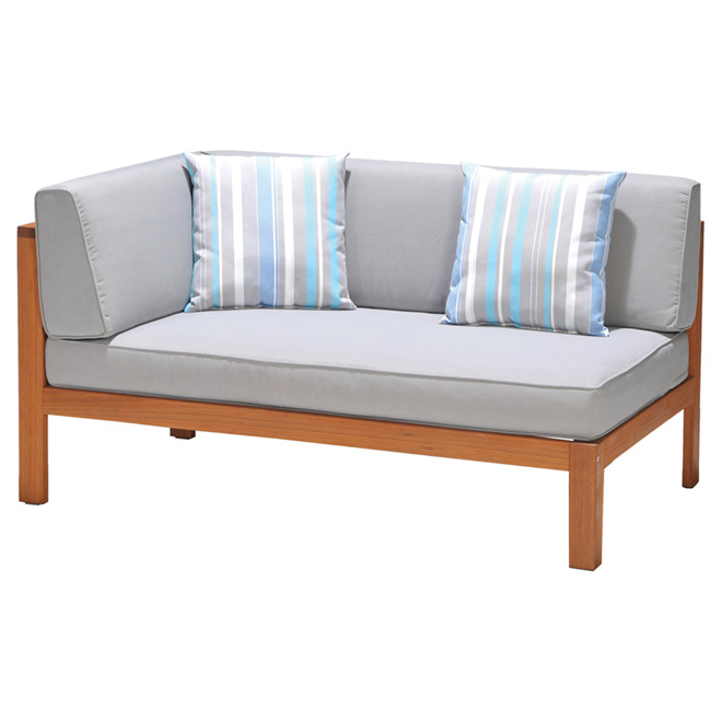 Patio Corner Sofa Kingsbury Eucalyptus 2668700006 Réno Dépôt