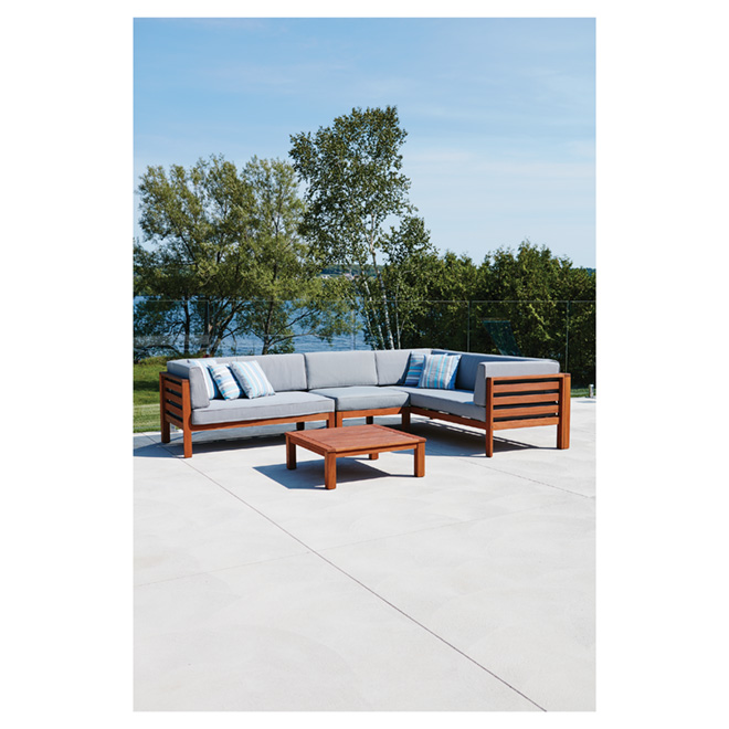 Patio Corner Sofa Kingsbury Eucalyptus 2668700006 Réno Dépôt Patio Corner Sofa Kingsbury Eucalyptus