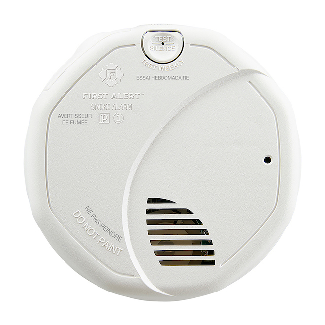 First Alert Ultimate Protection Smoke Alarm - Battery Operated - 85 dB - White