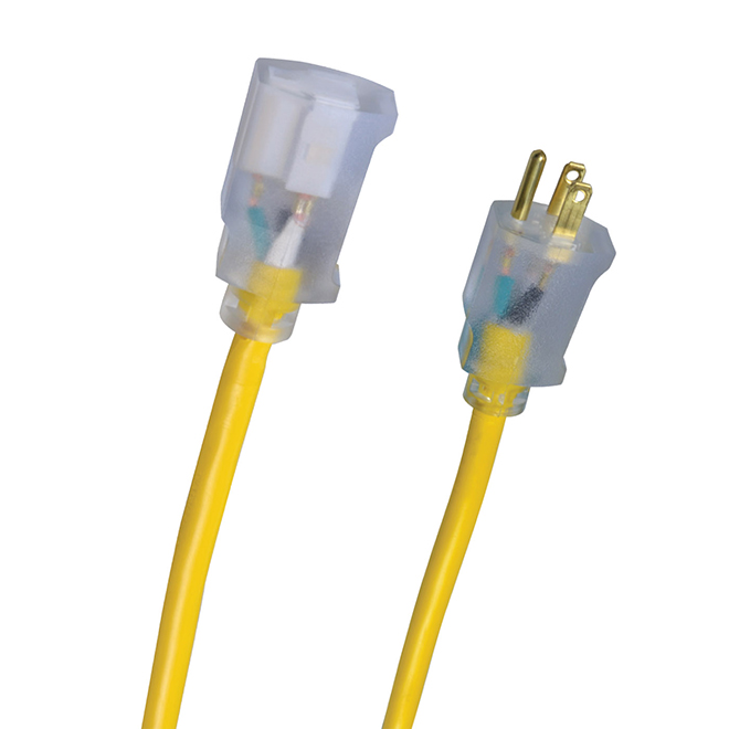 Woods 12/3 Extension Cord 25' Yellow