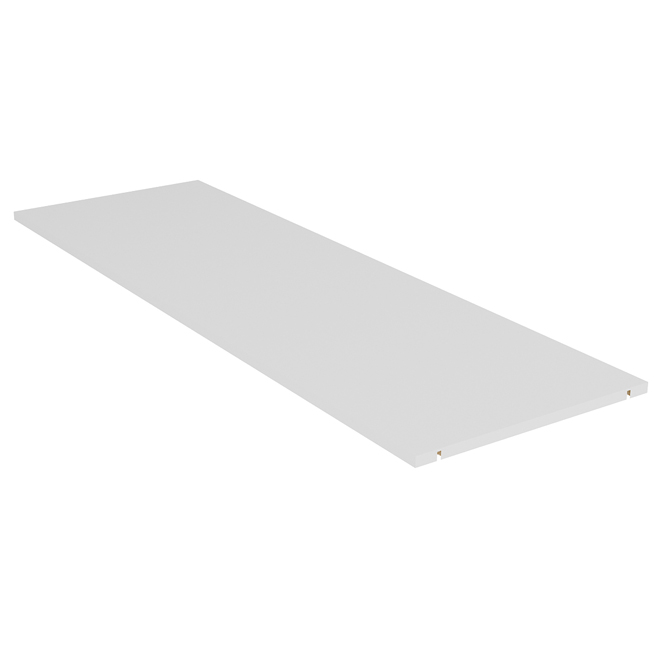 Tablette EnSuite de EBSU 48 x 20 po bois composite blanc