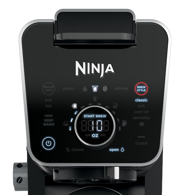 Ninja CFP301C, Système d'infusion de spécialité DualBrew Pro, portion  individuelle, capsule et cafetière filtre de 3 L (12 tasses) Capsule ou  filtre 