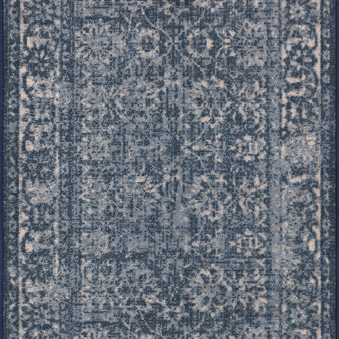 Multy Home 26-in W Cut-to-length Tufted Blue Polyester Runner Mt1005907 