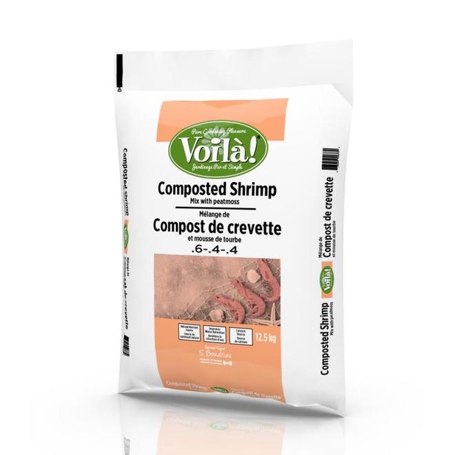 Compost de crevette Voilà!, 12,5 kg