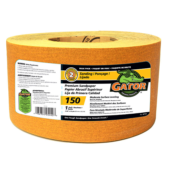 RUST-OLEUM Gator Commercial 4-Sided Sanding Sponge - Multi-Grade Grit -  Silicon Carbide - 1-in L x 3-in W x 10-in H 7312012