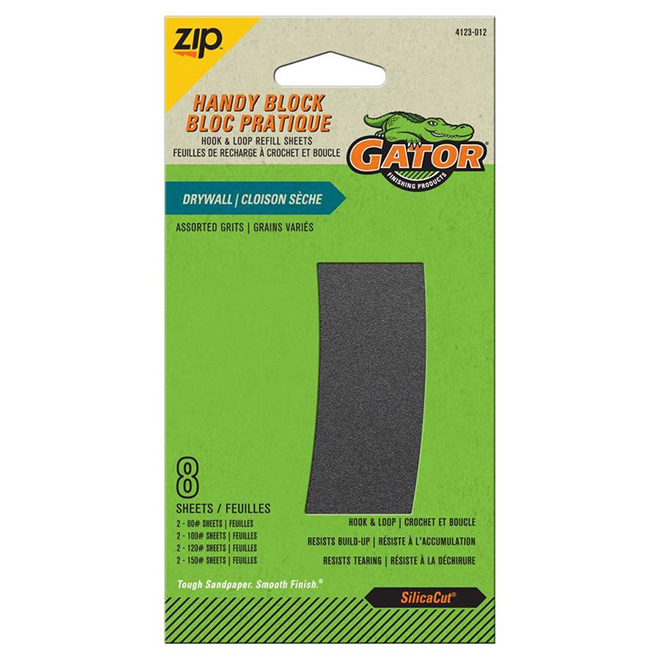 Ens De Feuilles Abrasives Attaches Autoagrippantes Zip Gator Rust Oleum Pour Cloisons S Ches