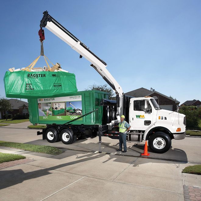 WM RHINOBAG Waste Management Bagster Dumpster in a Bag CA3CUYD RénoDépôt