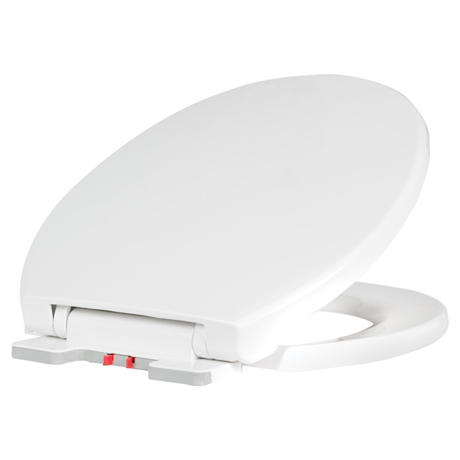 FOREMOST Siège de toilette en plastique, régulier, blanc SPP612RWSQ