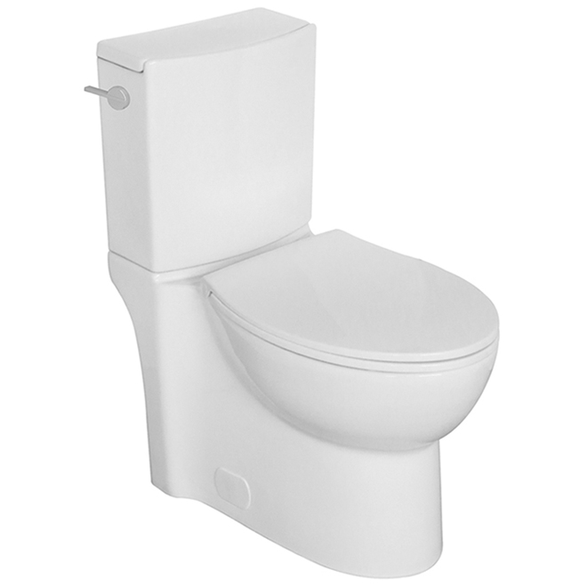 Toilette 2 pièces Gillian de Project Source, cuvette allongée, 4,8 L, 16,5 po